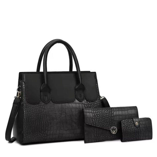 Sac à main Croco noir