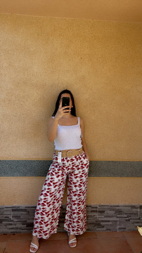 Pantalon rouge Sarah