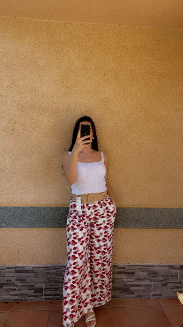 Pantalon rouge Sarah – Image 2