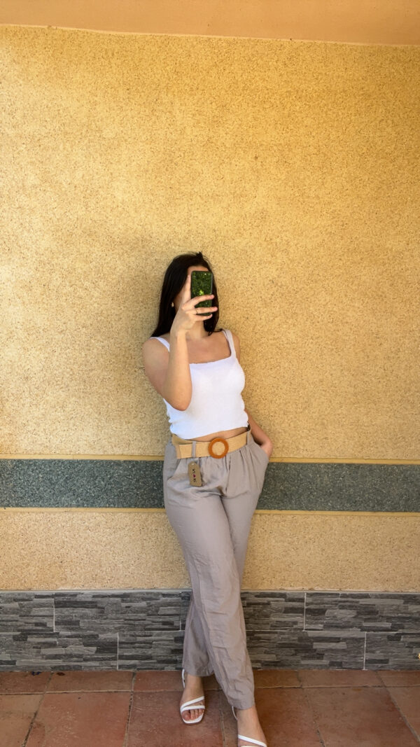 Pantalon Naomie Taupe