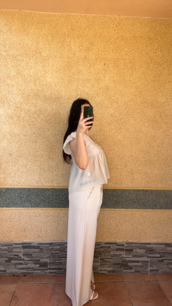 Blouse Marie Beige – Image 2