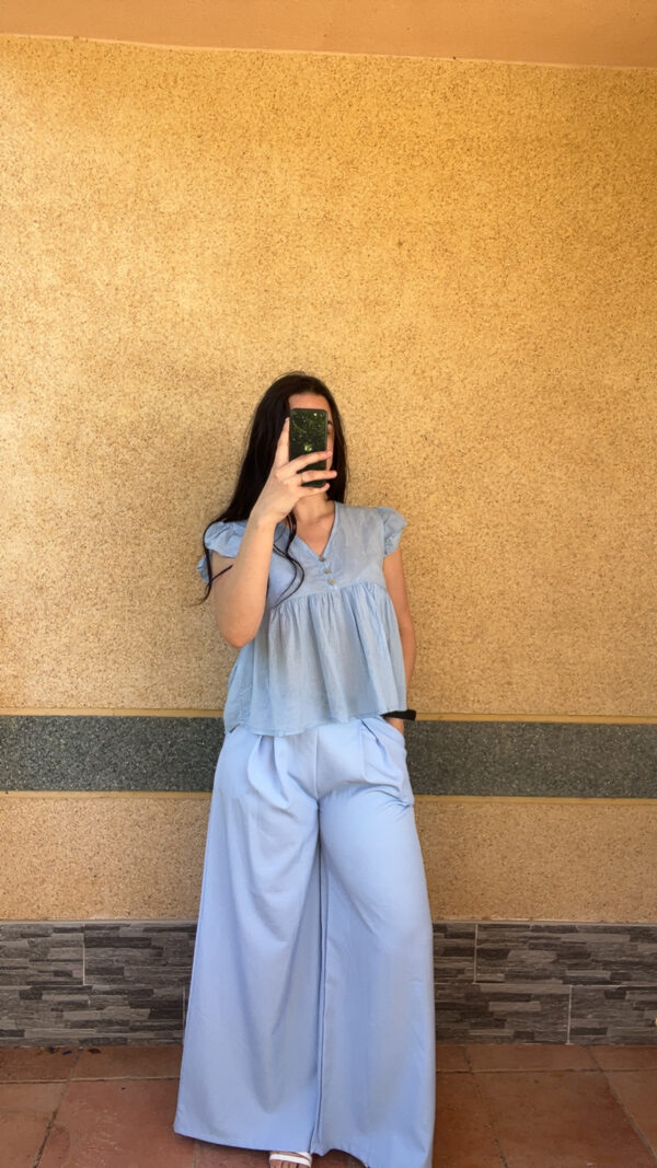 Pantalon Amanda Bleu – Image 2