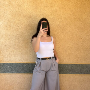 Pantalon Amanda Gris
