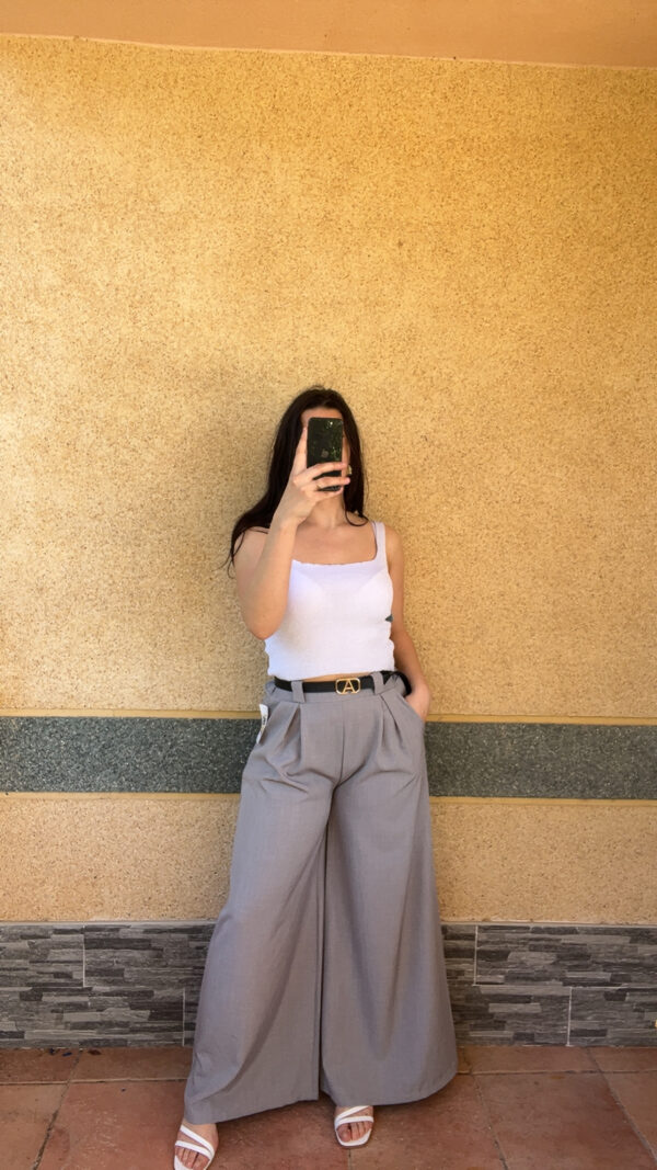 Pantalon Amanda Gris