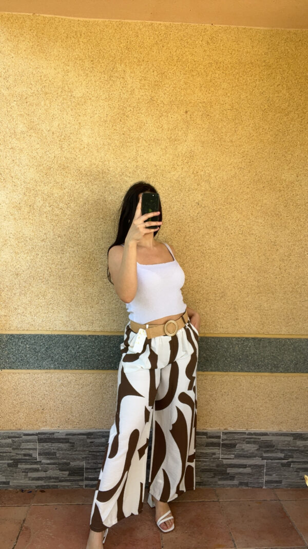 Pantalon marron Carla – Image 3