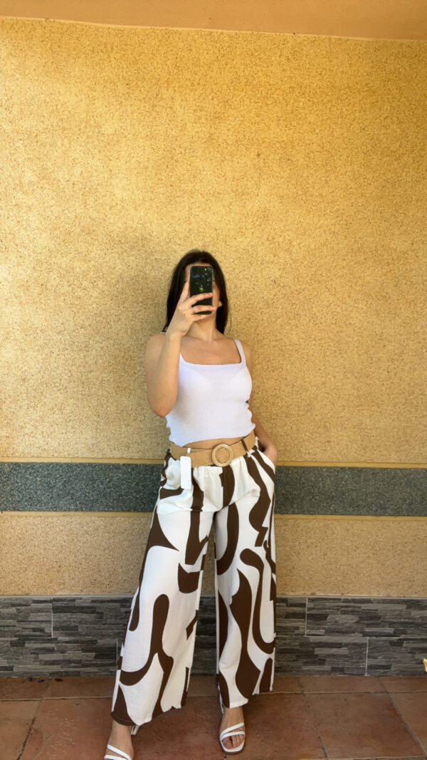 Pantalon marron Carla – Image 2