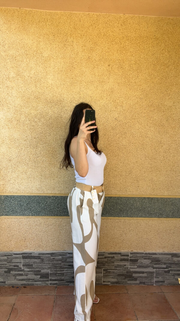 Pantalon beige Carla – Image 3