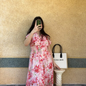Robe rose Clara