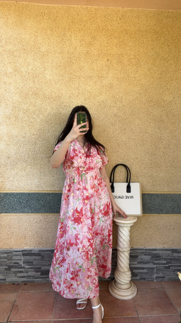 Robe rose Clara