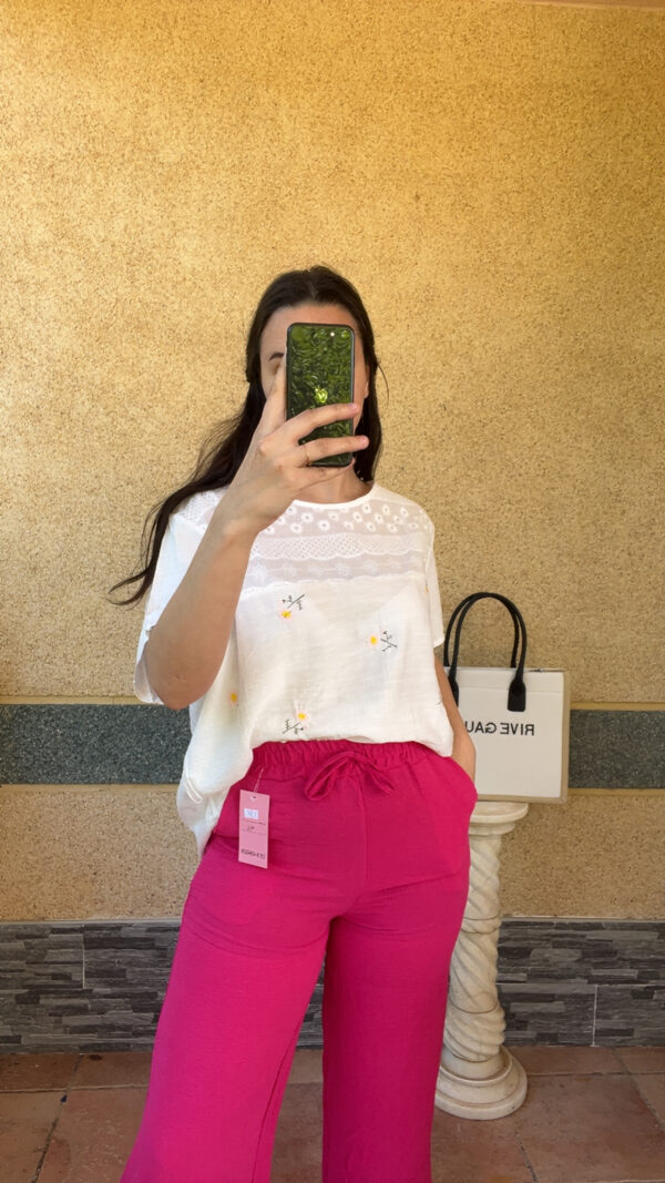 Pantalon fuschia Alba – Image 4