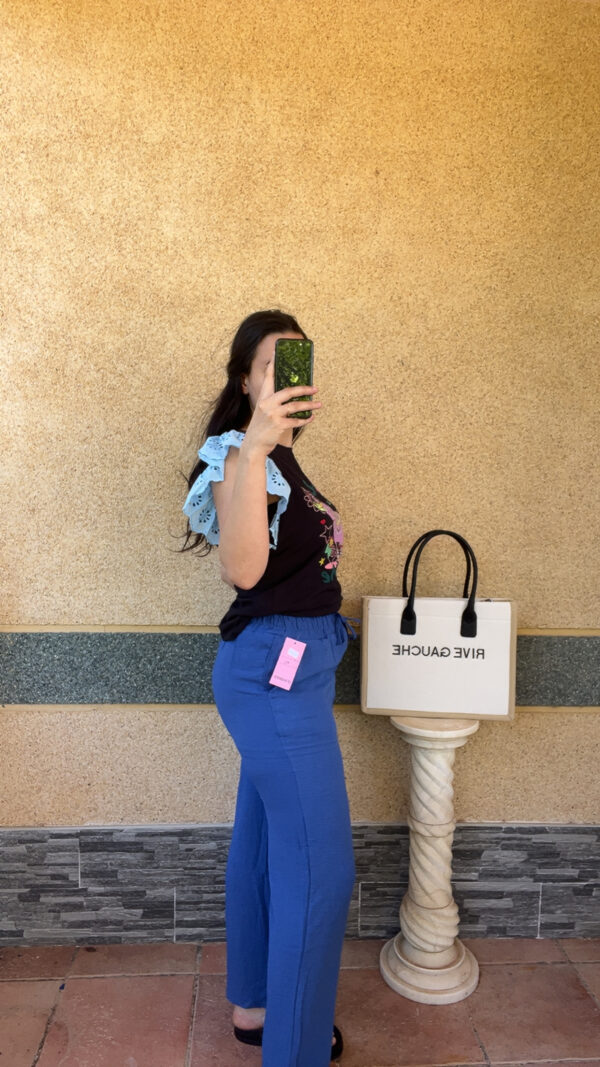 Pantalon bleu Alba – Image 3